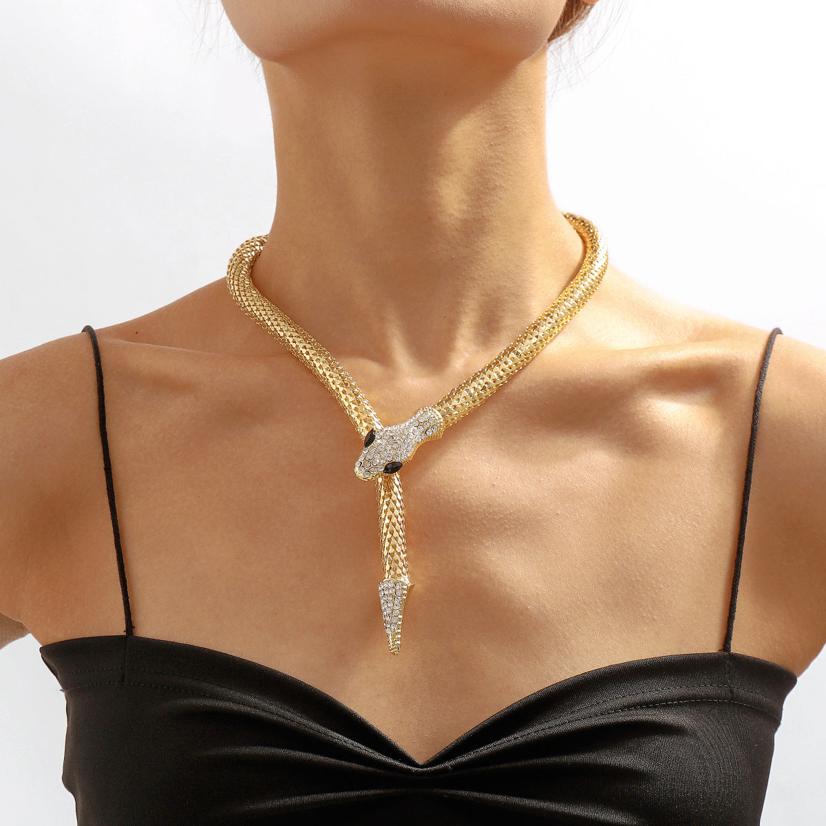 snake necklace choker 18k gold moissanite jewelry Mix Mix Style [Hot Seller]-Mix MIx Style