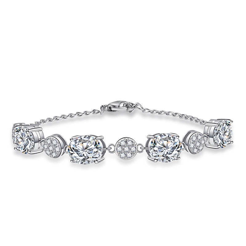 Pink - White - Yellow Timeless Oval Cut Moissanite Diamond Luxury 18k 