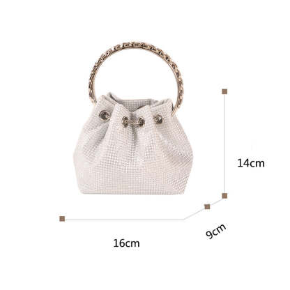 new handmade handbag evening bag single shoulder portable ladies rhinestone bag Handbags & Evening Bags | Mix Mix Style [Hot Seller]-Mix MIx Style