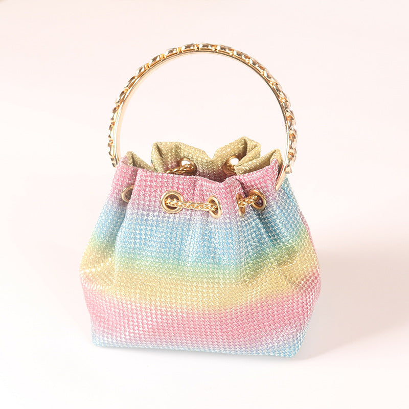 new handmade handbag evening bag single shoulder portable ladies rhinestone bag Handbags & Evening Bags | Mix Mix Style [Hot Seller]-Mix MIx Style