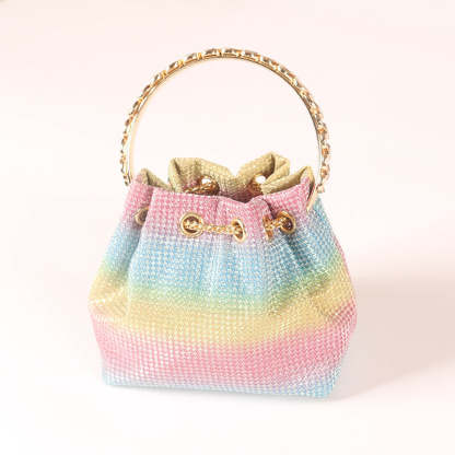 new handmade handbag evening bag single shoulder portable ladies rhinestone bag Handbags & Evening Bags | Mix Mix Style [Hot Seller]-Mix MIx Style