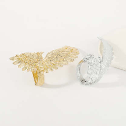 Silver Punk style Wings animal bracelet 18k Gold Plated Vintage Retro jewelry | Mix Mix Style-Mix MIx Style