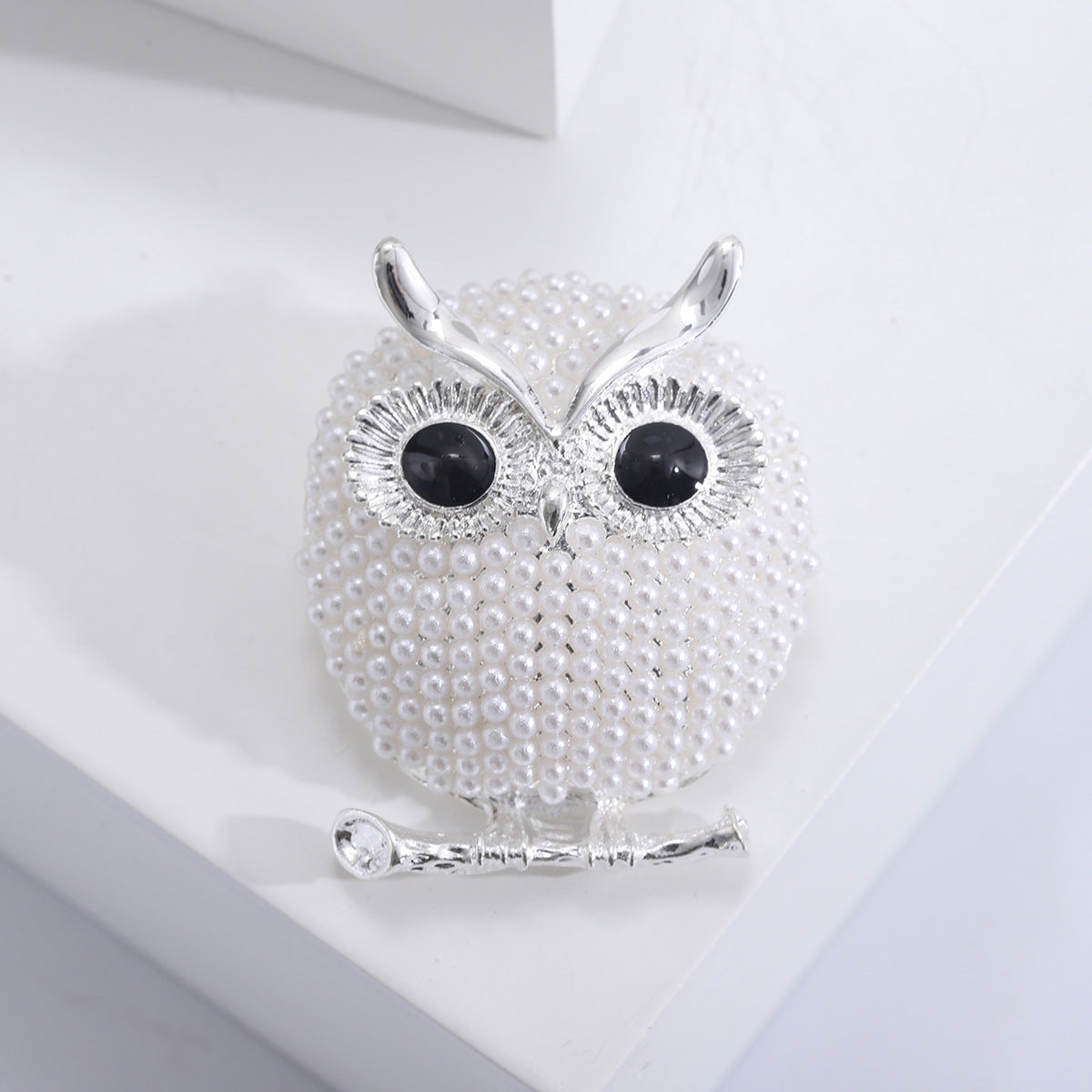 Beautiful Saltwater Pearls Vintage Owl Cute Brooch Vintage Jewelry | Mix Mix Style [Hot Seller]-Mix MIx Style