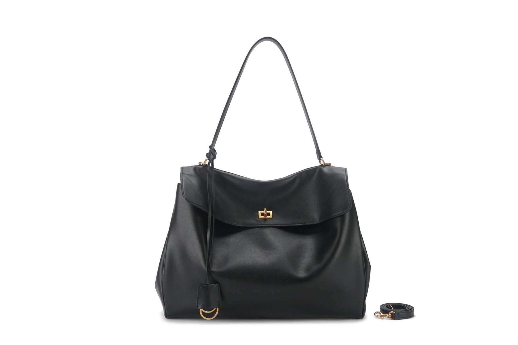 24B's new Rodeo one-shoulder smooth calfskin handbags for women with armpit locks for casual commuting Kelly bags-Mix MIx Style