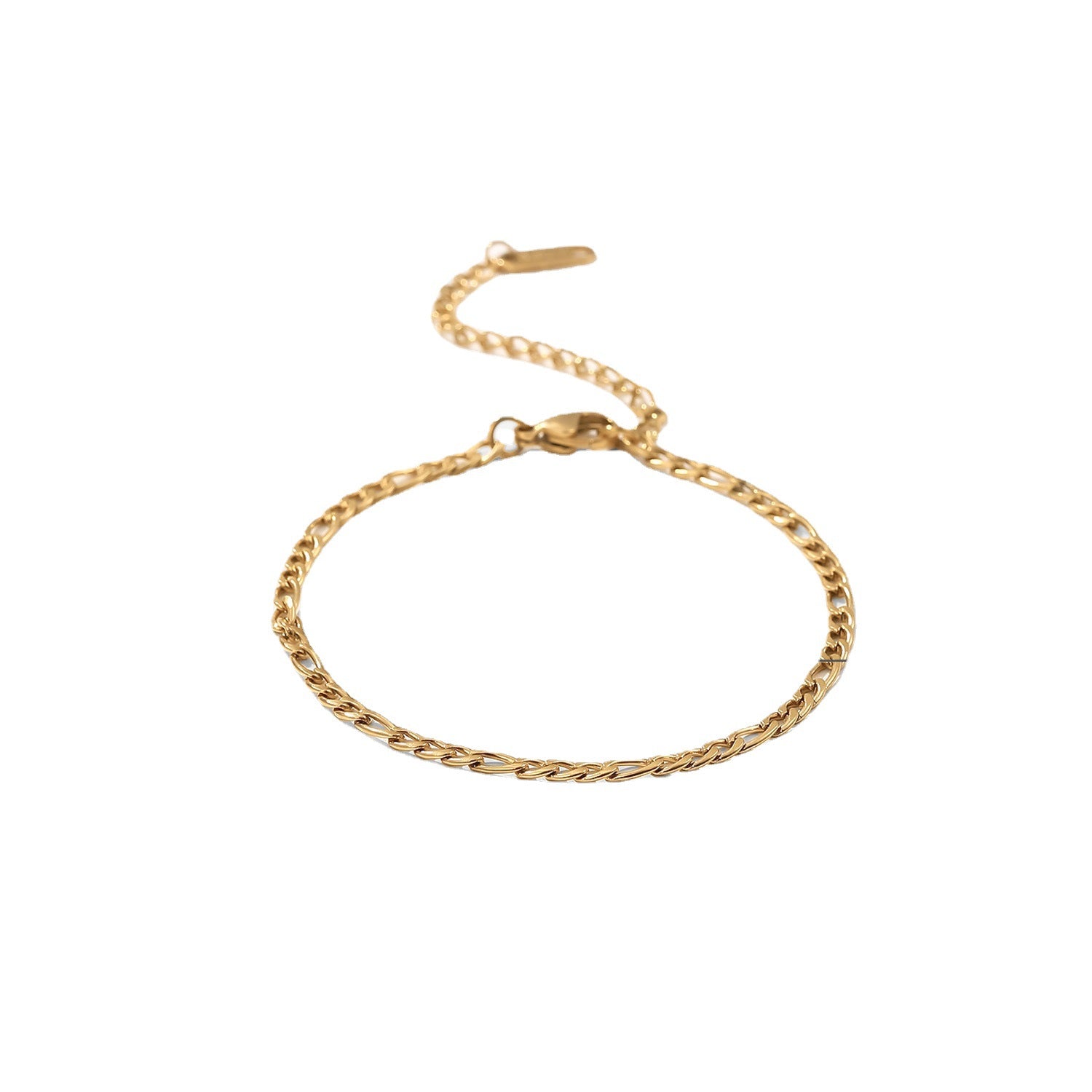 Classic Green Moissanite 18k Gold-plated Chain Bracelet | Mix Mix Style [Hot Seller]-Mix MIx Style