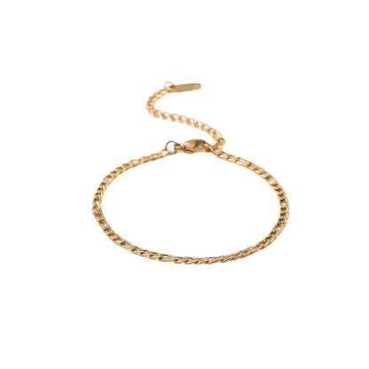 Classic Green Moissanite 18k Gold-plated Chain Bracelet | Mix Mix Style [Hot Seller]-Mix MIx Style