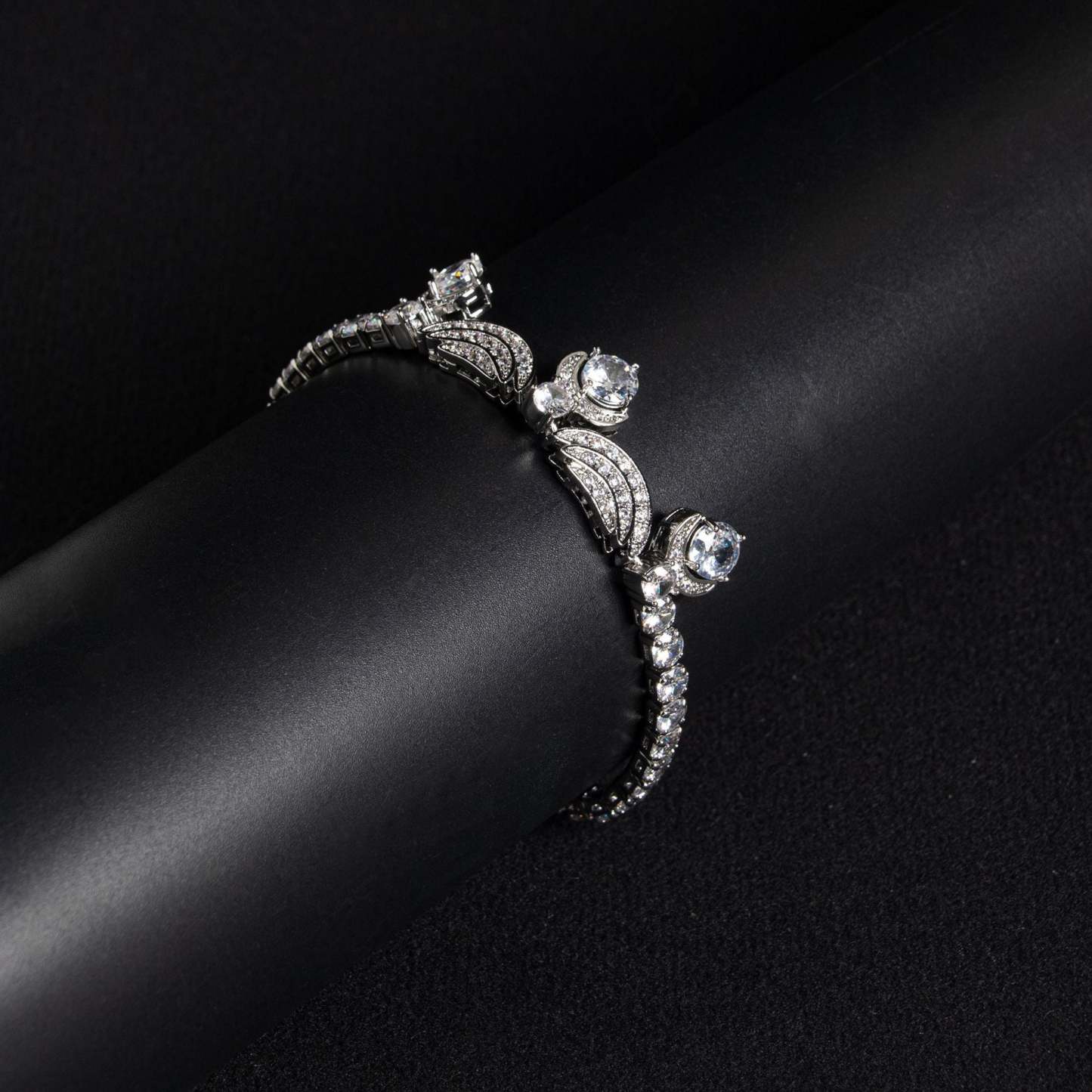 Internet celebrity cross-border European and American high-end fashion round zircon bracelet female round inlaid luxury zircon bracelet wholesale-Mix MIx Style