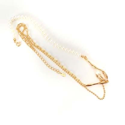 Akoya Pearl sterling silver necklace 925 silver women's necklace Vintage | Mix Mix Style [Hot Seller]-Mix MIx Style