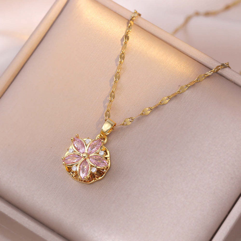 Moissanite Necklace Earrings Set New Design 18K Gold Plated Jewelry Mix Mix Style [Hot Seller]-Mix MIx Style