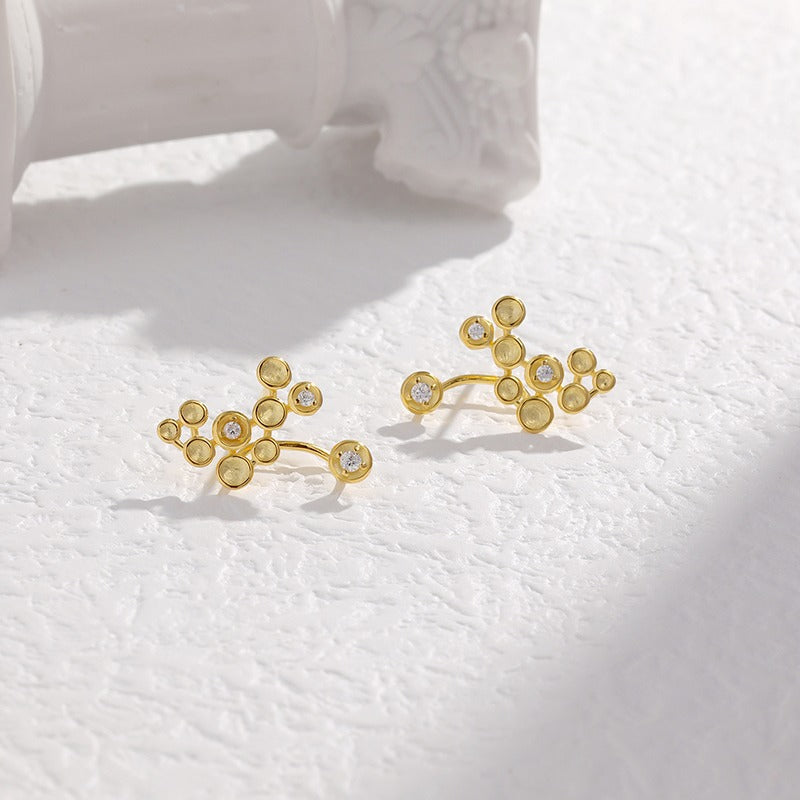 Looking for Miancheng sterling silver original design light luxury niche high-end suspended star style earrings earrings-Mix MIx Style