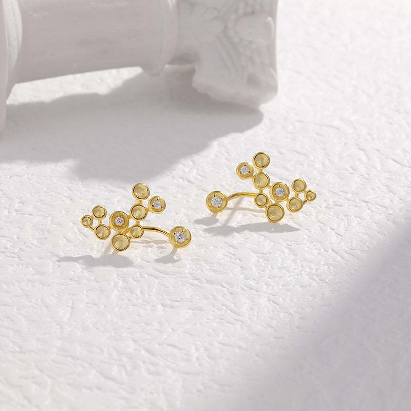 Looking for Miancheng sterling silver original design light luxury niche high-end suspended star style earrings earrings-Mix MIx Style