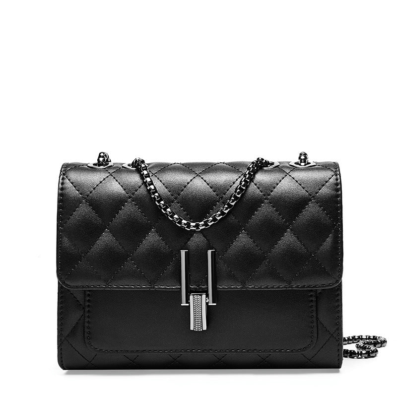 leather women's bag messenger bag women's new shoulder bag  diamond chain leather women's bag  | Mix Mix Style [Hot Seller]-Mix MIx Style