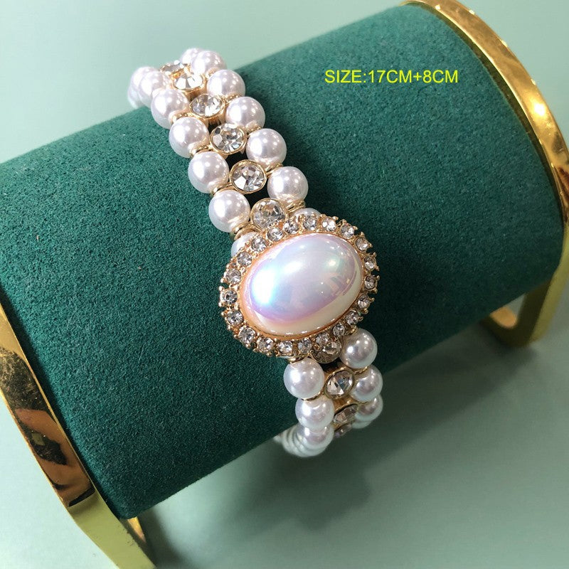 Mabe Pearl Necklace Earrings Studs Ear Clip Set  | Mix Mix Style [Hot Seller]-Mix MIx Style