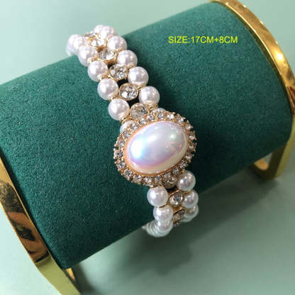 Mabe Pearl Necklace Earrings Studs Ear Clip Set  | Mix Mix Style [Hot Seller]-Mix MIx Style