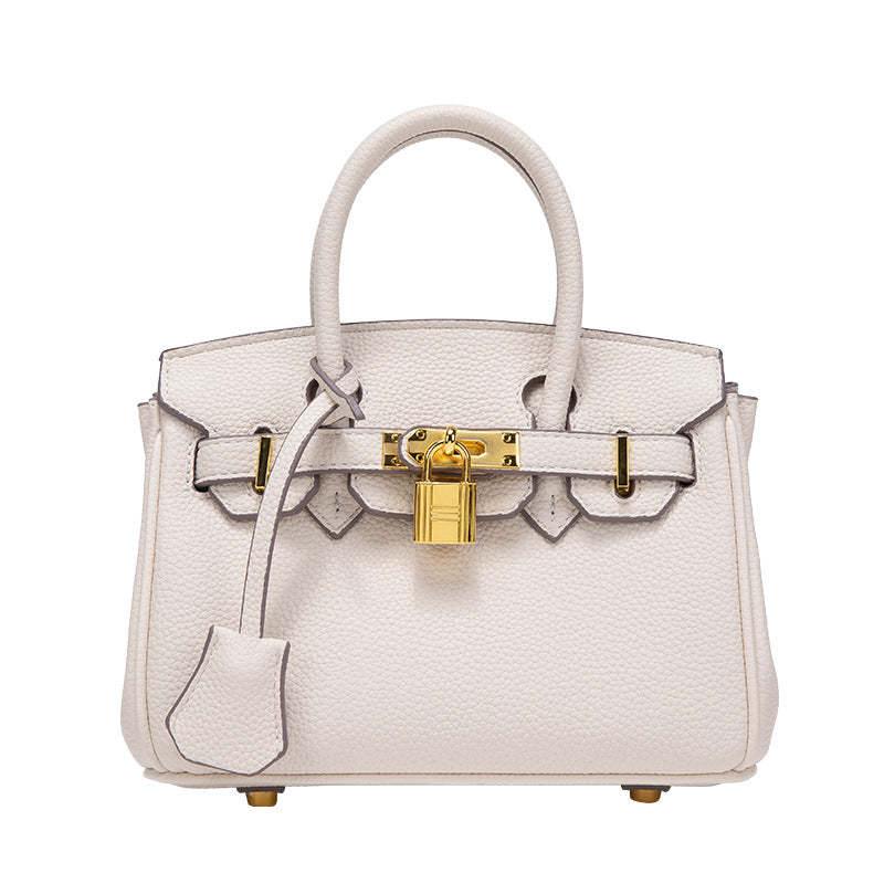 Small bag mini platinum bag 2023 new style texture versatile shoulder crossbody handbag factory cream bag-Mix MIx Style