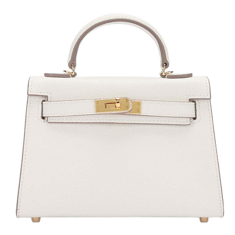 The second generation of Kelly bag women's mini leather bag  handbag high-quality messenger bag | Mix Mix Style [Hot Seller]-Mix MIx Style