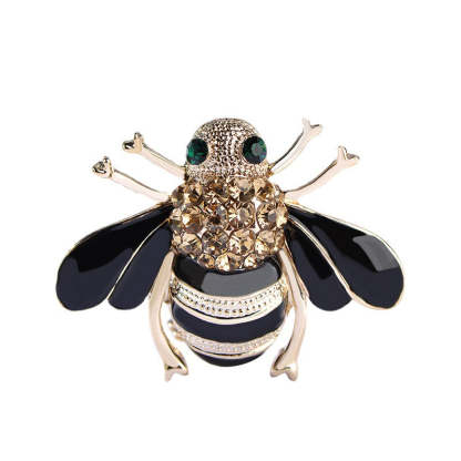 Cross-border hot-selling brooch, corsage, cute, fashionable and exquisite, dripping oil bee corsage, pin, clothing accessories-Mix MIx Style