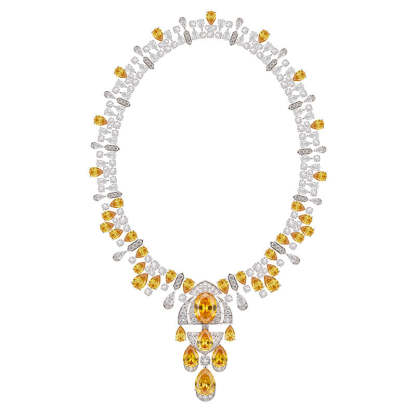 Yellow Diamond Bridal Necklace Choker 18k Gold Moissanite Jewelry Mix Mix Style [Hot Seller]-Mix MIx Style
