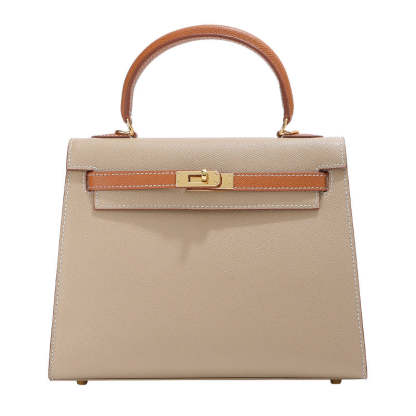 High-quality palm pattern Kelly bag genuine leather women's b new handbag one shoulder messenger-Mix MIx Style