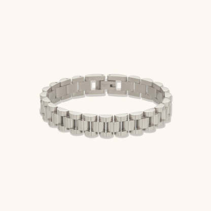 European and American cross-border hot-selling hip-hop temperament watch straps, bracelets, niche fashion design, stainless steel plated 18K jewelry-Mix MIx Style