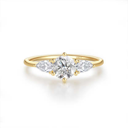 S925 Sterling Silver Luxury Square Moissanite Diamond Ring | Mix Mix Style-Mix MIx Style
