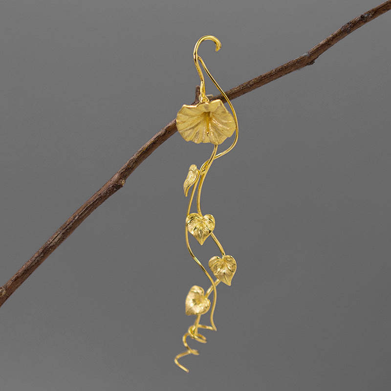 Looking for original Chaoyan sterling silver beautiful morning glory hand-bent vine brooch new Chinese style corsage-Mix MIx Style