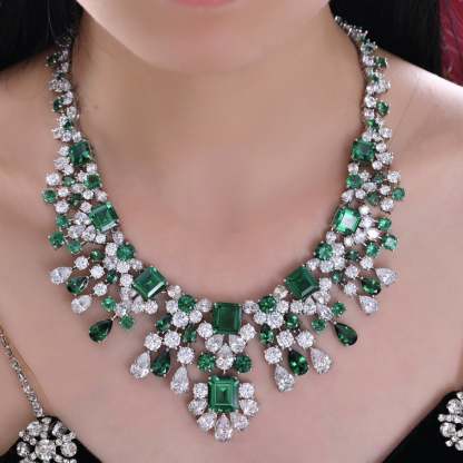 Sunflower 8.5ct Moissanite Diamond Necklace Mix Mix Style [Hot Seller]-Mix MIx Style