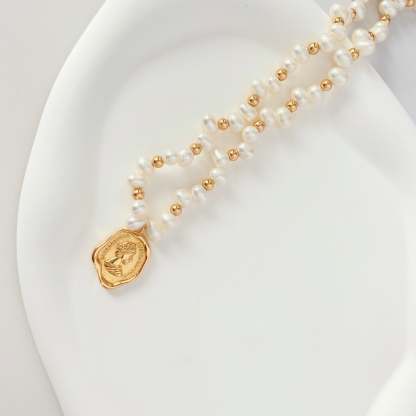 Akoya Pearl sterling silver necklace 925 silver women's necklace Vintage | Mix Mix Style [Hot Seller]-Mix MIx Style