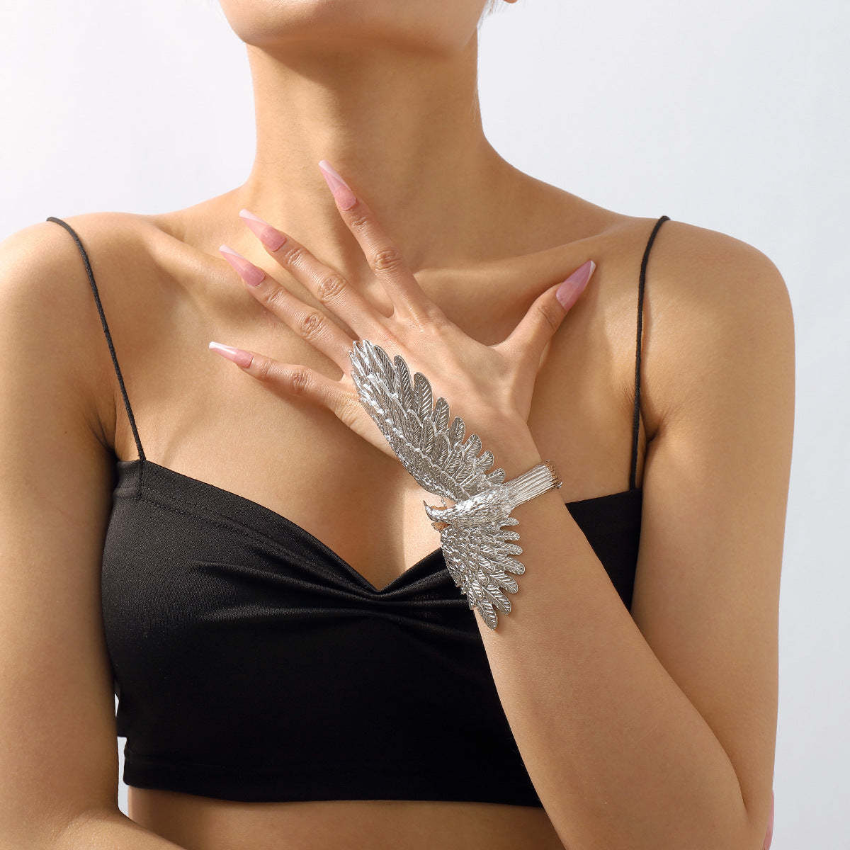 Silver Punk style Wings animal bracelet 18k Gold Plated Vintage Retro jewelry | Mix Mix Style-Mix MIx Style
