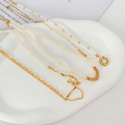 Akoya Pearl sterling silver necklace 925 silver women's necklace Vintage | Mix Mix Style [Hot Seller]-Mix MIx Style