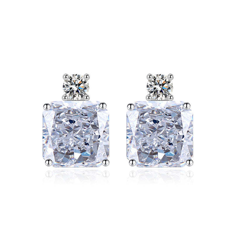 Pink - Yellow - Red Classic Cushion Cut Moissanite Diamond Elegant 18k