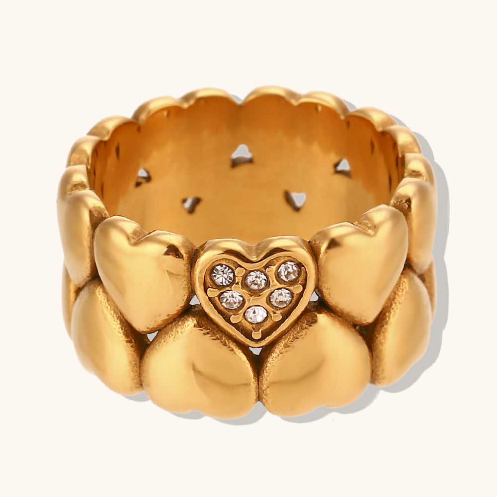 Antique Vintage Style Retro Classic/ Akoya Pearl Diamond/ Elegant Dainty Luxury/ 18k White/Vermeil/Rose Gold Plated Ring Jewelry | Mix Mix Style-Mix MIx Style