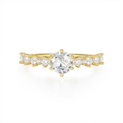 S925 Sterling Silver Luxury Square Moissanite Diamond Ring | Mix Mix Style-Mix MIx Style