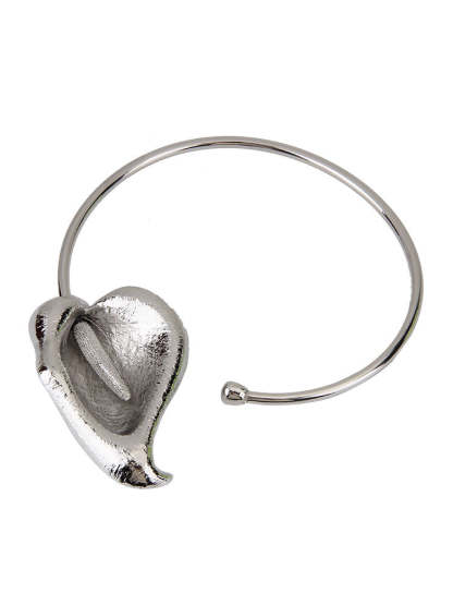 Silver Leaf Retro Pendant Luxurious 18k Gold Plated Open Necklace Jewelry | Mix Mix Style-Mix MIx Style