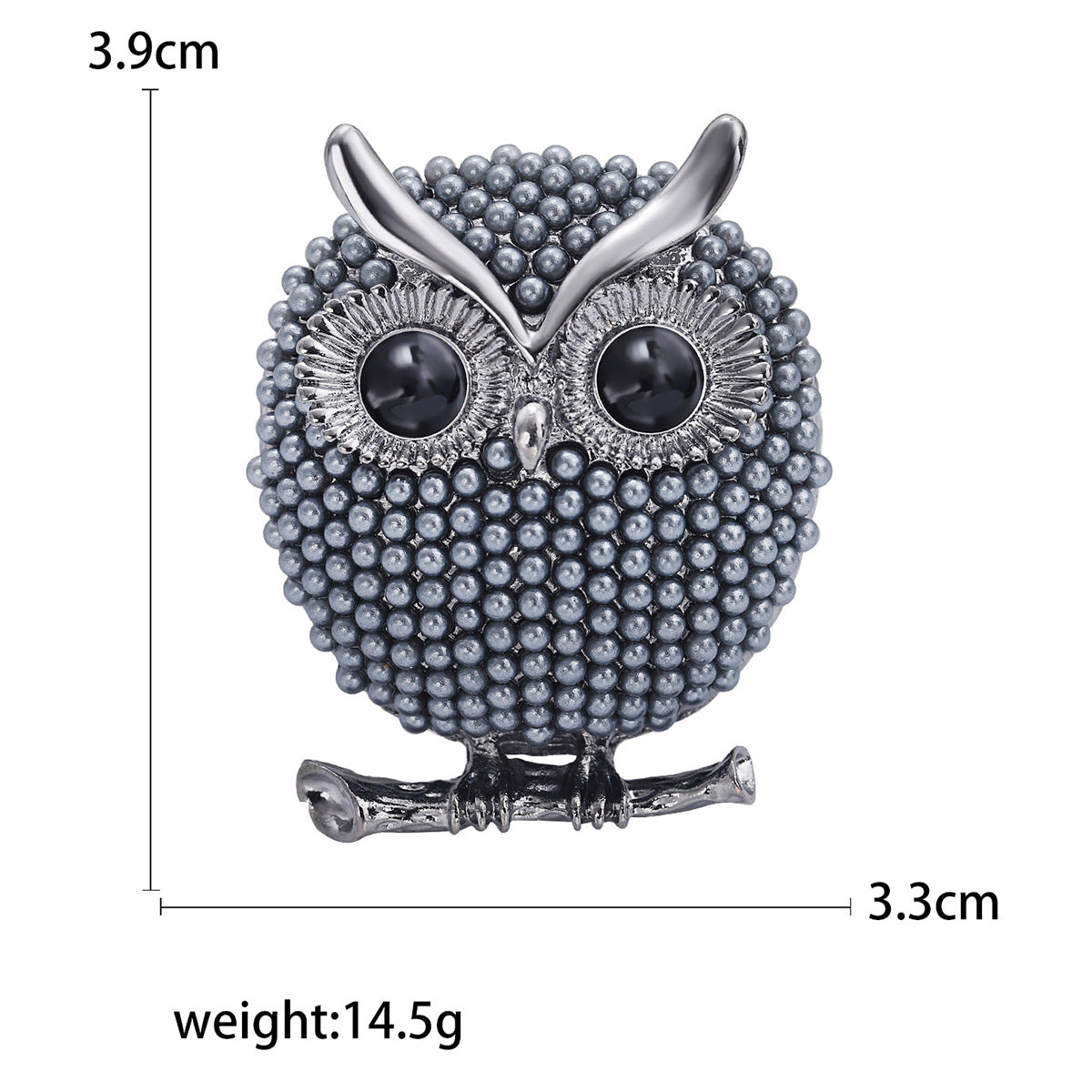 Beautiful Saltwater Pearls Vintage Owl Cute Brooch Vintage Jewelry | Mix Mix Style [Hot Seller]-Mix MIx Style
