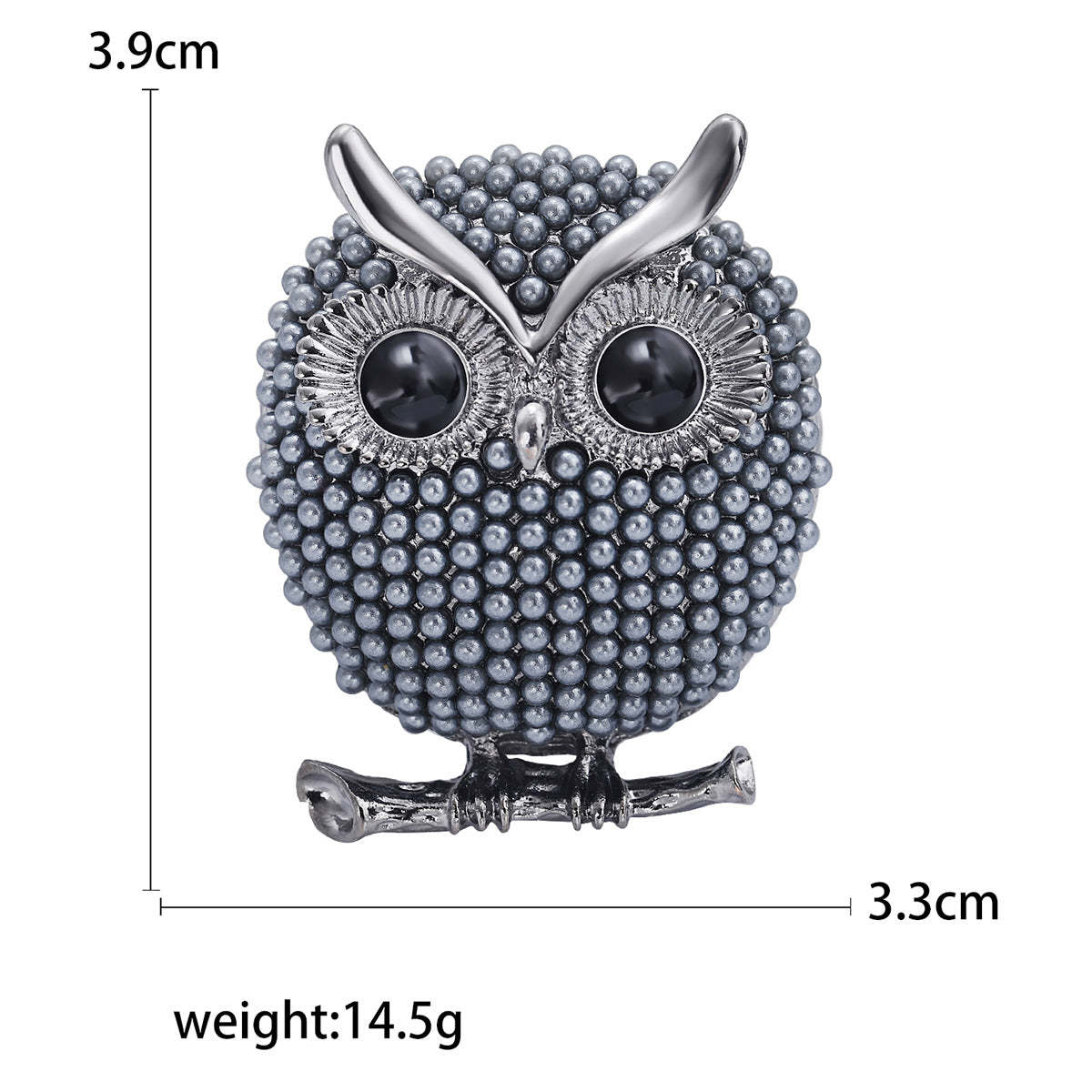 Beautiful Saltwater Pearls Vintage Owl Cute Brooch Vintage Jewelry | Mix Mix Style [Hot Seller]-Mix MIx Style