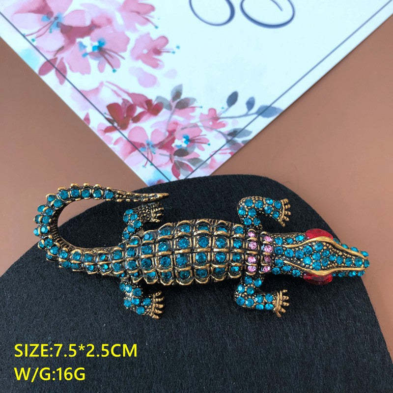 Colorful Diamond drop glaze brooch pin cute animals owl, panda, swan, elephant | Mix Mix Style [Hot Seller]-Mix MIx Style