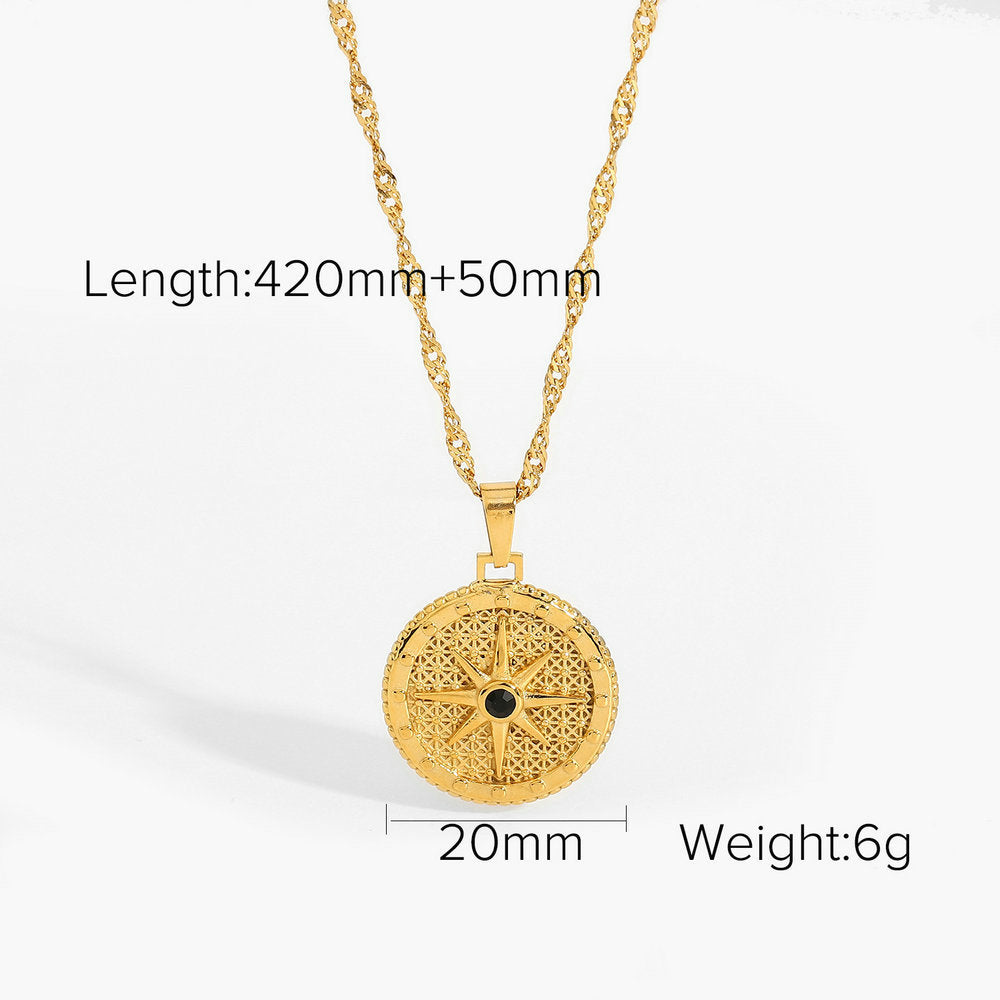Vintage Necklace Retro Pendants 18k Gold Plated Chain Necklace | Mix Mix Style [Hot Seller]-Mix MIx Style