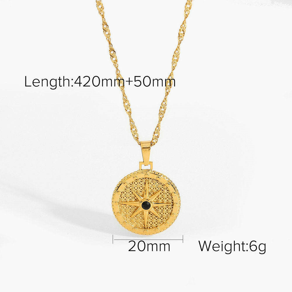 Vintage Necklace Retro Pendants 18k Gold Plated Chain Necklace | Mix Mix Style [Hot Seller]-Mix MIx Style