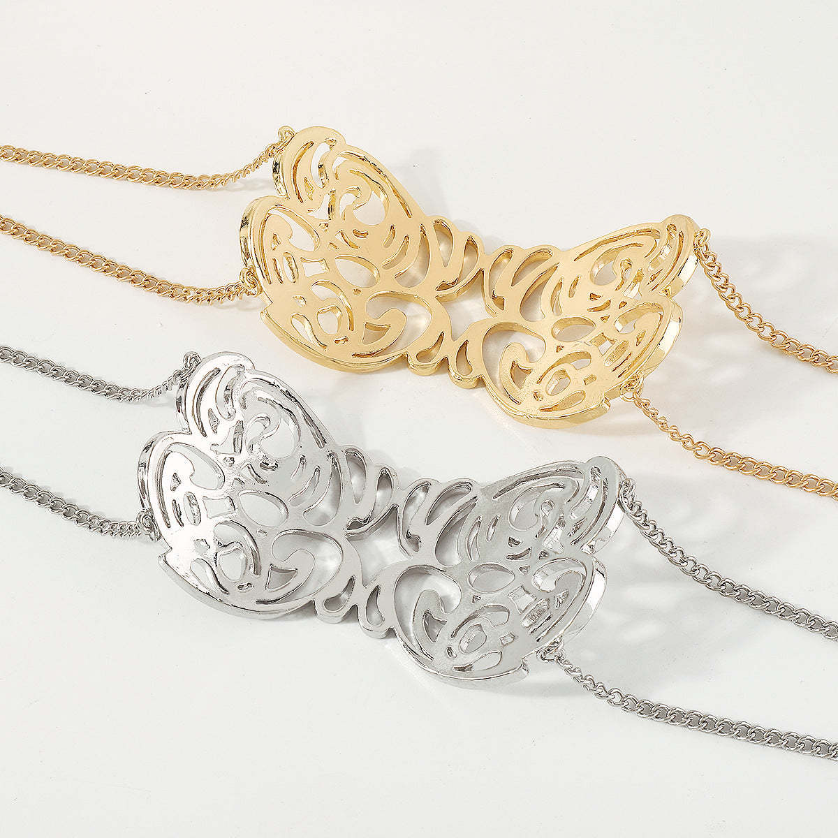 Love Vintage Exaggerated Letters Pendant Luxury 18k Vermeil Gold Plated Choker Necklace Jewelry | Mix Mix Style-Mix MIx Style