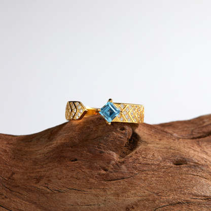 18k Gold Plated Vintage Jewelry Ring | Mix Mix Style-Mix MIx Style
