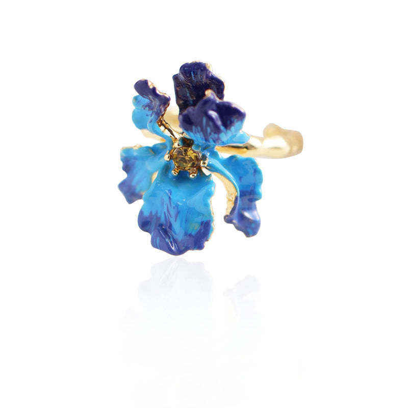 Blue Gradient FloAesthetic Dazzling Trendy Cute Timeless Delicate 18k 