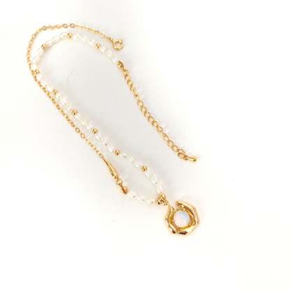 Akoya Pearl sterling silver necklace 925 silver women's necklace Vintage | Mix Mix Style [Hot Seller]-Mix MIx Style