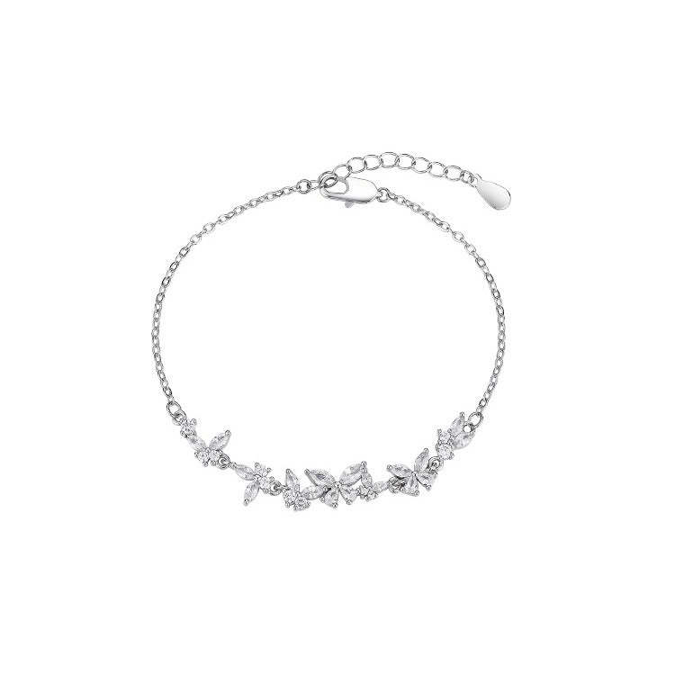 Sparkling Butterfly Bracelet Light Luxury Niche High-end Sense Refined Processing Real Gold Card Home Sparkling Butterfly Bracelet-Mix MIx Style
