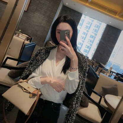 High-quality palm pattern Kelly bag genuine leather women's b new handbag one shoulder messenger-Mix MIx Style