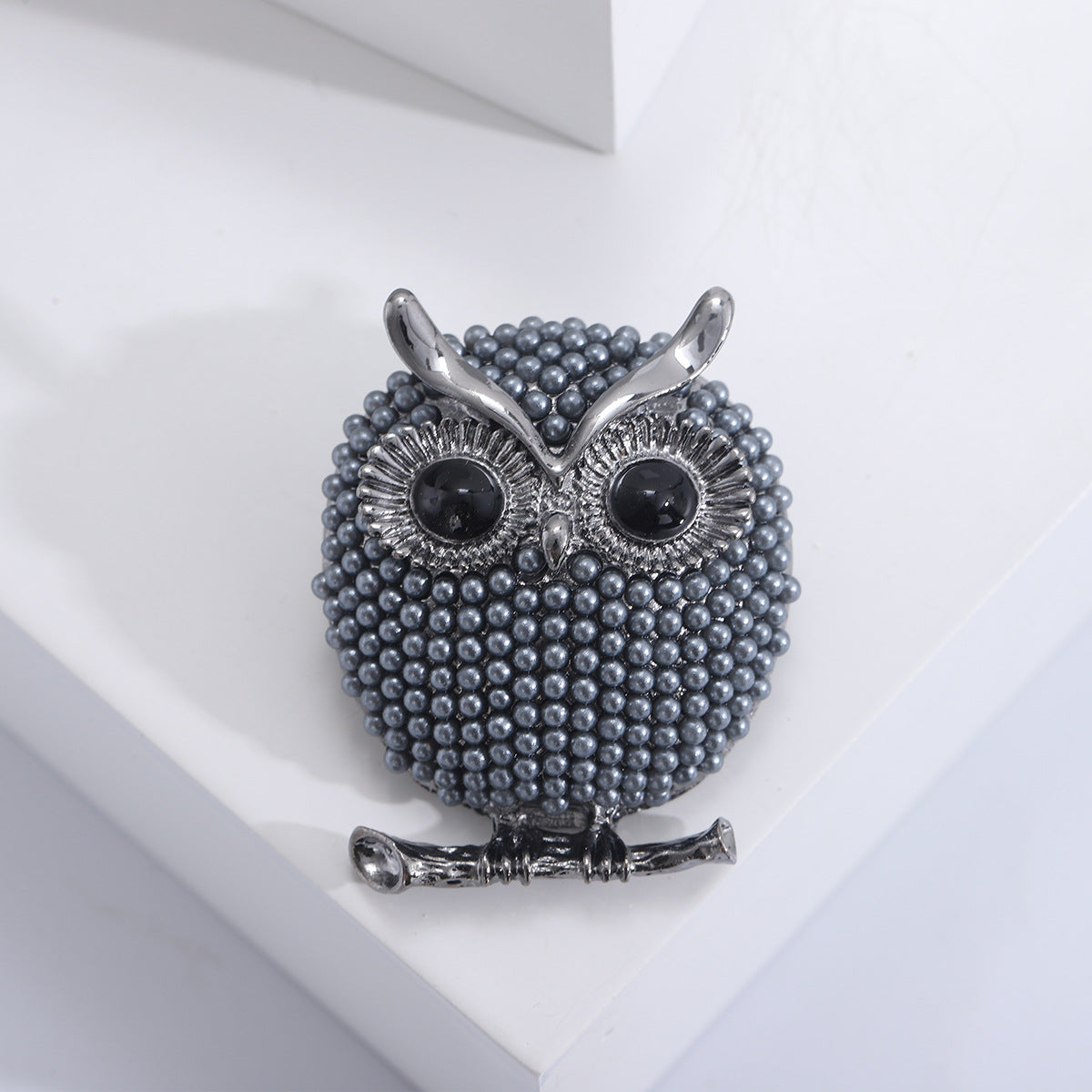 Beautiful Saltwater Pearls Vintage Owl Cute Brooch Vintage Jewelry | Mix Mix Style [Hot Seller]-Mix MIx Style