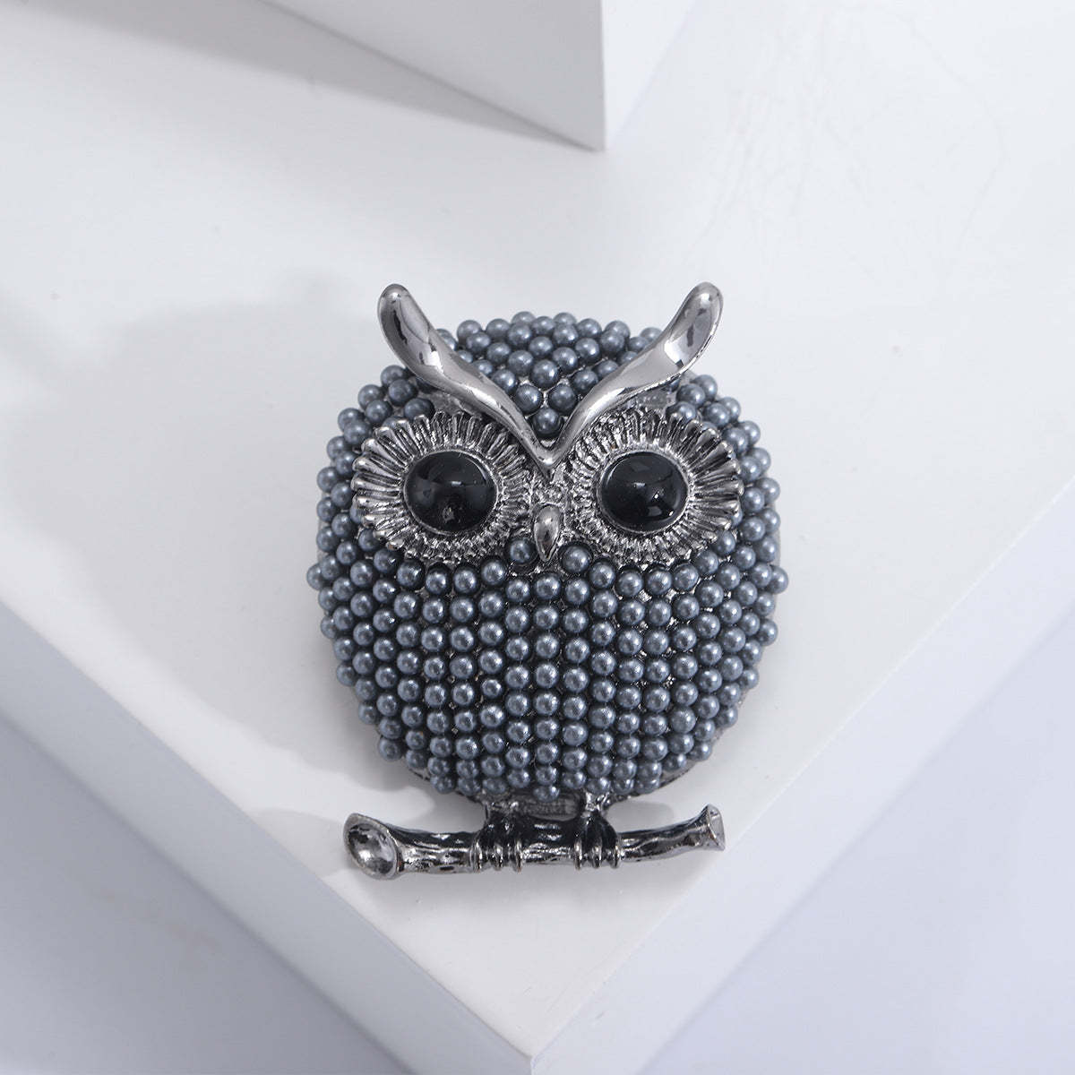 Beautiful Saltwater Pearls Vintage Owl Cute Brooch Vintage Jewelry | Mix Mix Style [Hot Seller]-Mix MIx Style