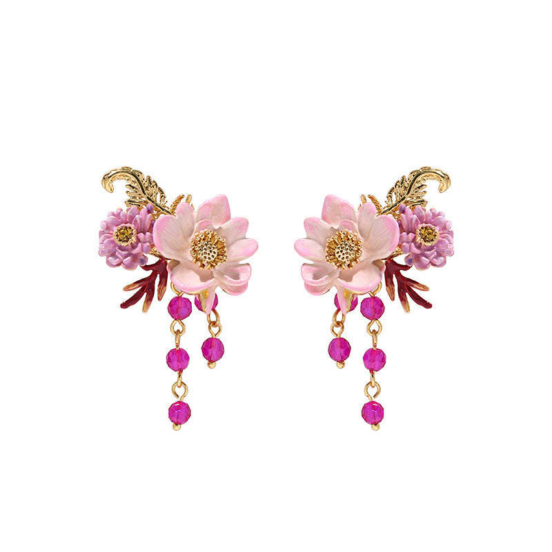 MultAesthetic Cute Dazzling Embellished Trendy Akoya Pearl Moissanite 