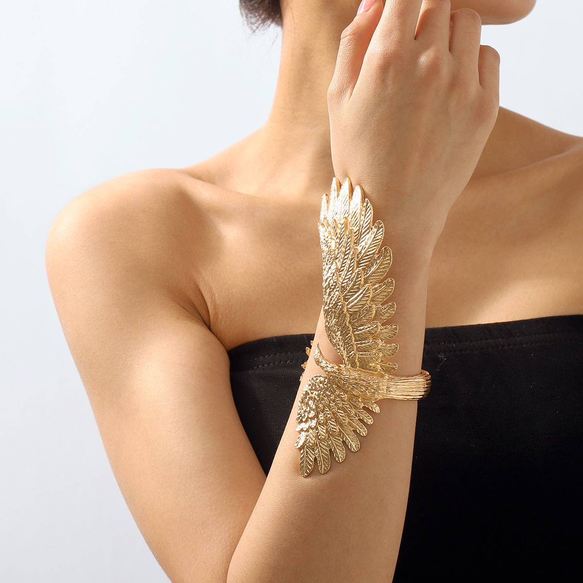 Silver Punk style Wings animal bracelet 18k Gold Plated Vintage Retro jewelry | Mix Mix Style-Mix MIx Style