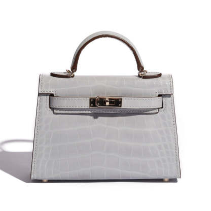 High-quality crocodile pattern Kelly bag second generation mini handbag  messenger Handbags | Mix Mix Style [Hot Seller]-Mix MIx Style